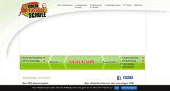 Desktop Screenshot of fussballferien.com